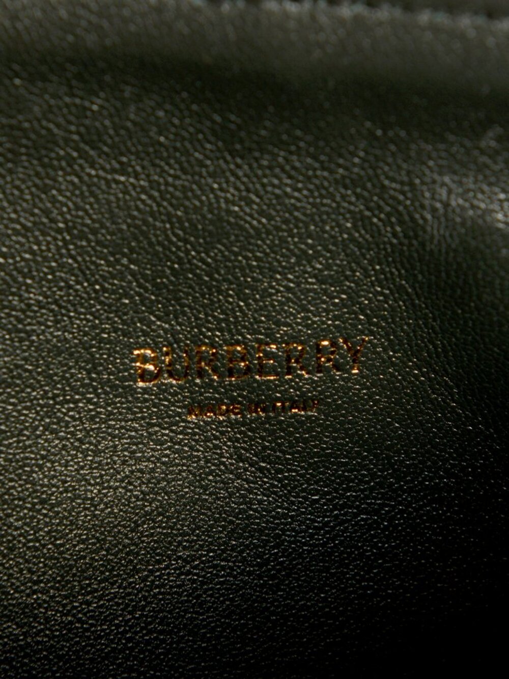 Burberry "LL Snip S Crossbody" Leather & Canvas Sand Check Handbag Shoulder Bag - Picture 6 of 7